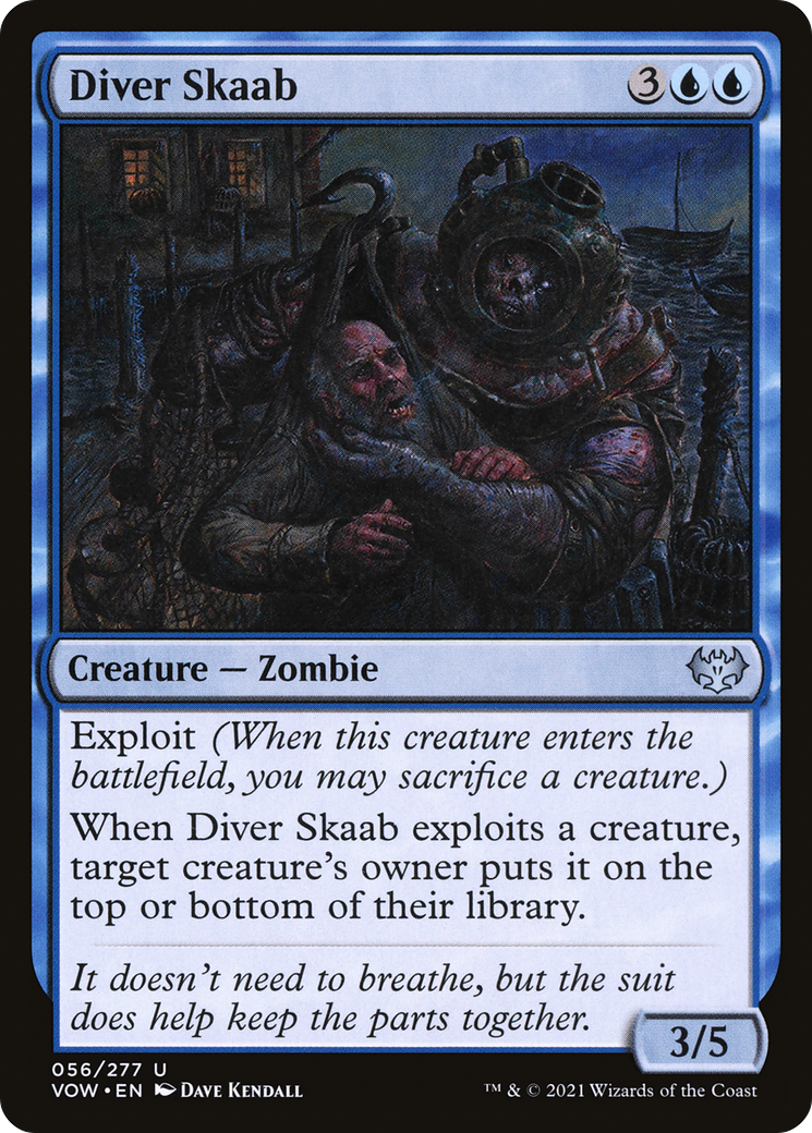 Diver Skaab (VOW-056) - Innistrad: Crimson Vow - Premium MTG Single from Wizards of the Coast - Just $0.08! Shop now at Game Crave Tournament Store
