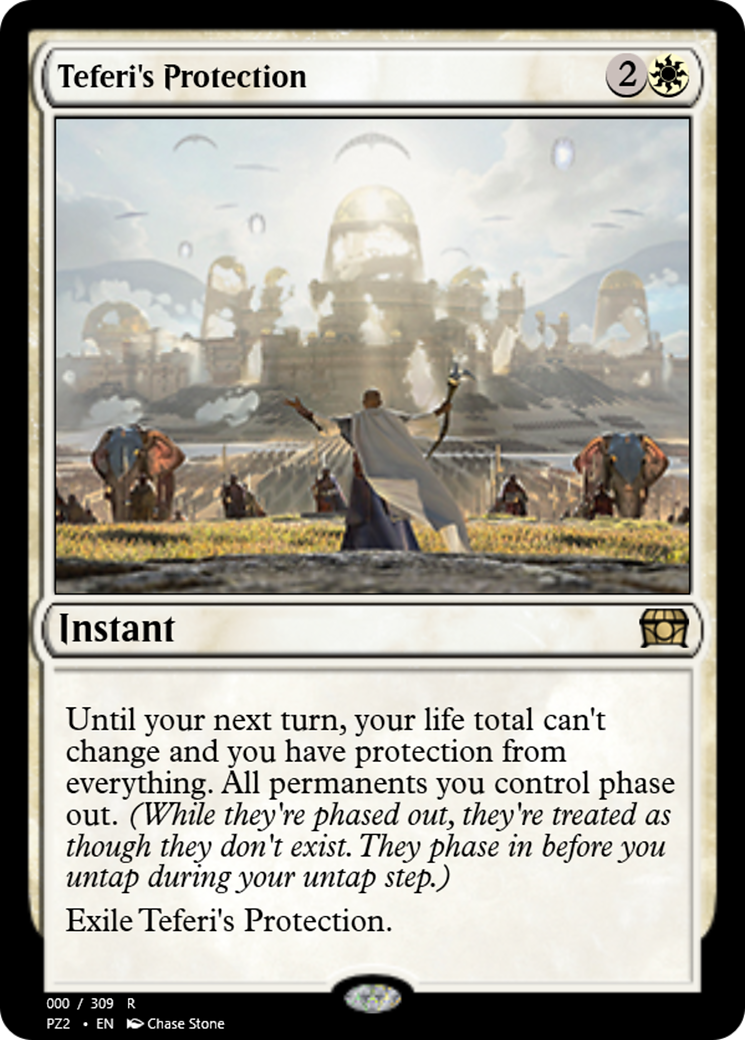 Teferi's Protection (PZ2-65701) - Treasure Chest - Premium MTG Single from Wizards of the Coast - Just $0! Shop now at Game Crave Tournament Store