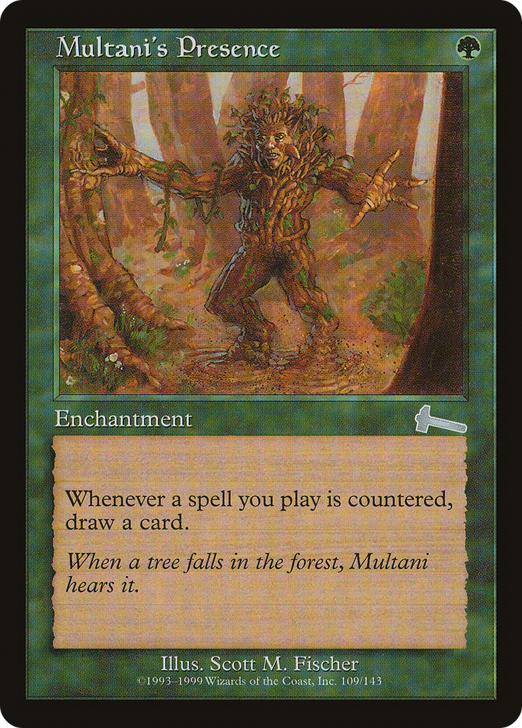 Multani's Presence (ULG-109) - Urza's Legacy Foil - Premium MTG Single from Wizards of the Coast - Just $3.83! Shop now at Game Crave Tournament Store
