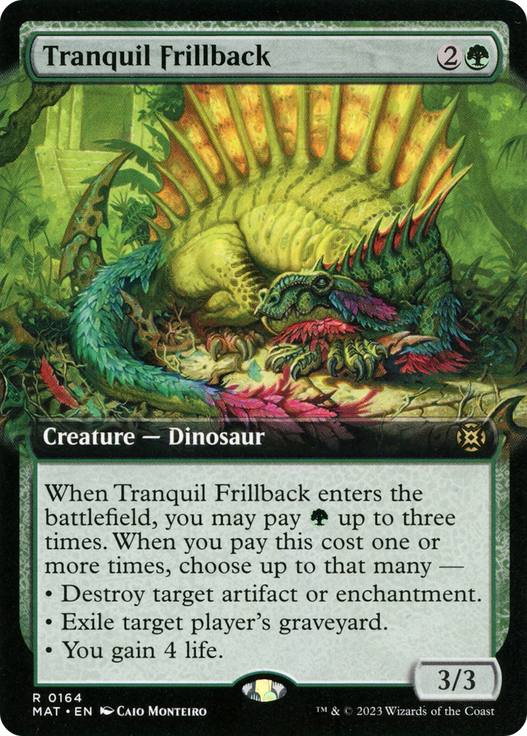 Tranquil Frillback (MAT-164) - March of the Machine: The Aftermath: (Extended Art) - Premium MTG Single from Wizards of the Coast - Just $0.88! Shop now at Game Crave Tournament Store