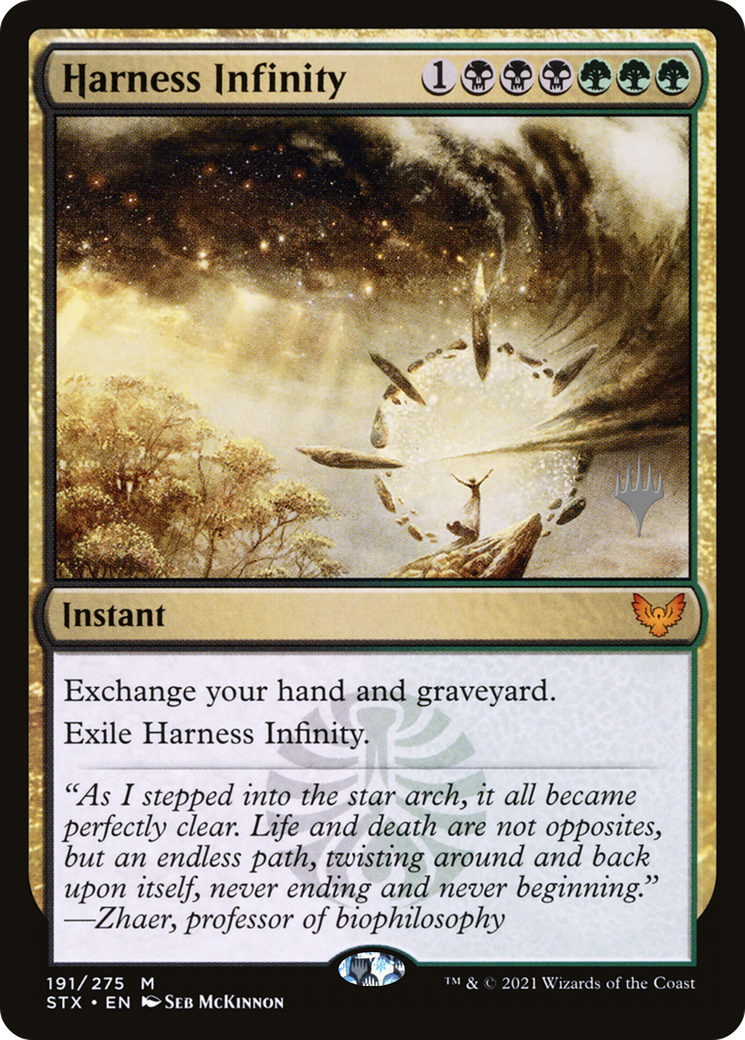 Harness Infinity (PSTX-191P) - Strixhaven: School of Mages Promos Foil - Premium MTG Single from Wizards of the Coast - Just $0.63! Shop now at Game Crave Tournament Store