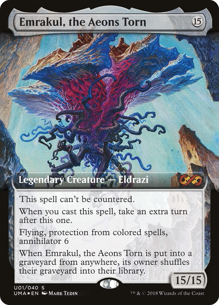 Emrakul, the Aeons Torn (PUMA-0U1) - Ultimate Box Topper: (Extended Art) Foil - Premium MTG Single from Wizards of the Coast - Just $12.02! Shop now at Game Crave Tournament Store
