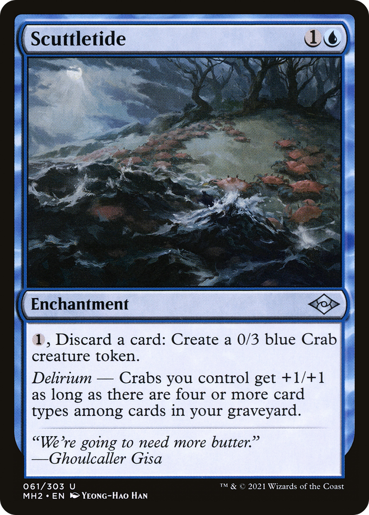 Scuttletide (MH2-061) - Modern Horizons 2 - Premium MTG Single from Wizards of the Coast - Just $0.08! Shop now at Game Crave Tournament Store