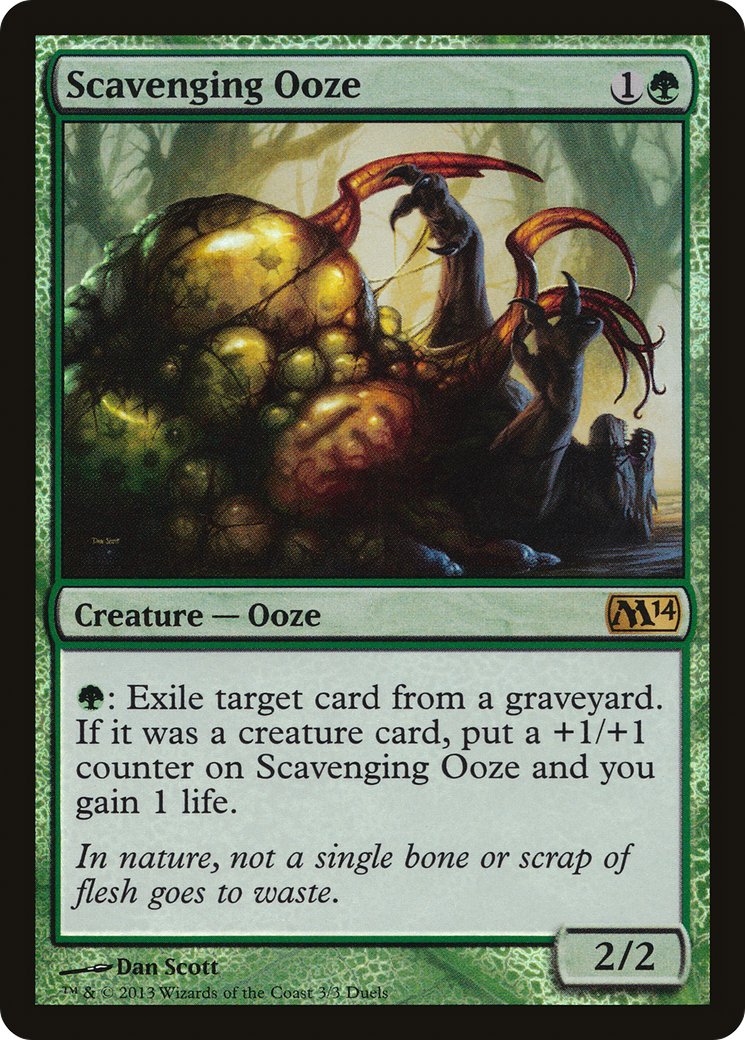 Scavenging Ooze (PDP14-003) - Duels of the Planeswalkers 2014 Promos  Foil - Premium MTG Single from Wizards of the Coast - Just $0.14! Shop now at Game Crave Tournament Store