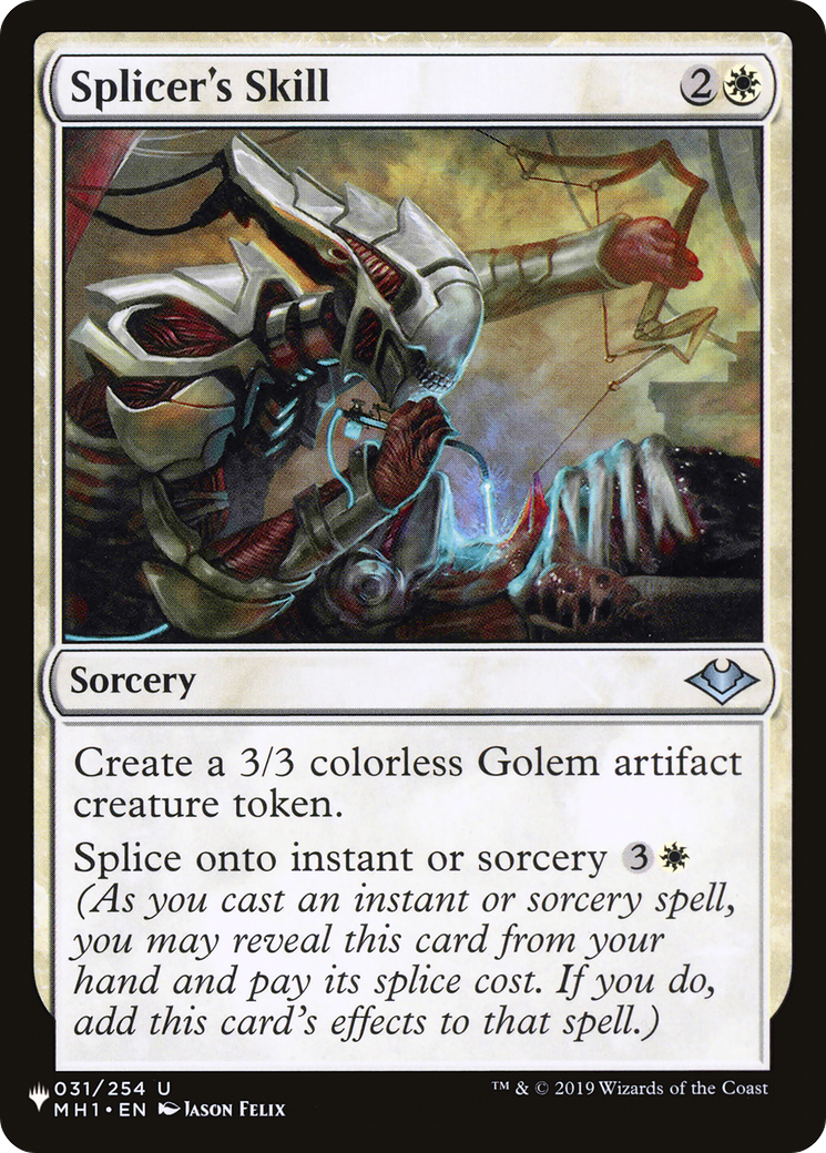 Splicer's Skill (PLIST-035) - The List - Premium MTG Single from Wizards of the Coast - Just $0.08! Shop now at Game Crave Tournament Store