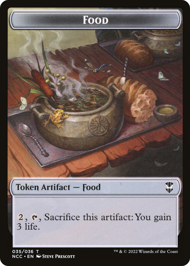 Food (TNCC-035) - New Capenna Commander Tokens - Premium MTG Single from Wizards of the Coast - Just $0! Shop now at Game Crave Tournament Store
