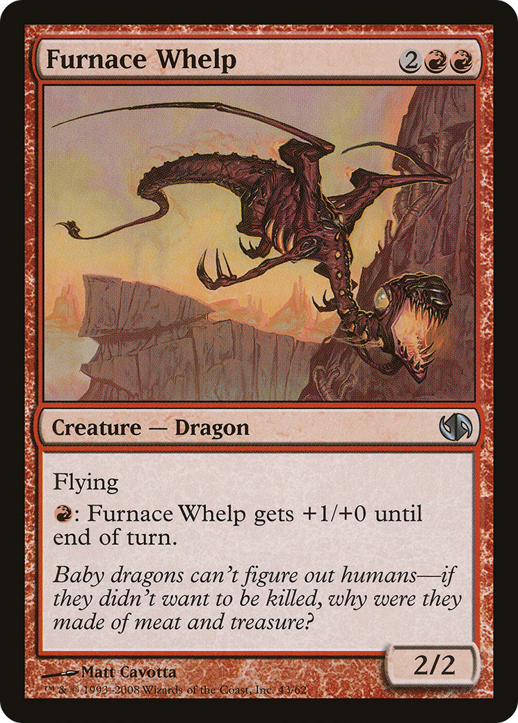 Furnace Whelp (DD2-043) - Duel Decks: Jace vs. Chandra - Premium MTG Single from Wizards of the Coast - Just $0.08! Shop now at Game Crave Tournament Store