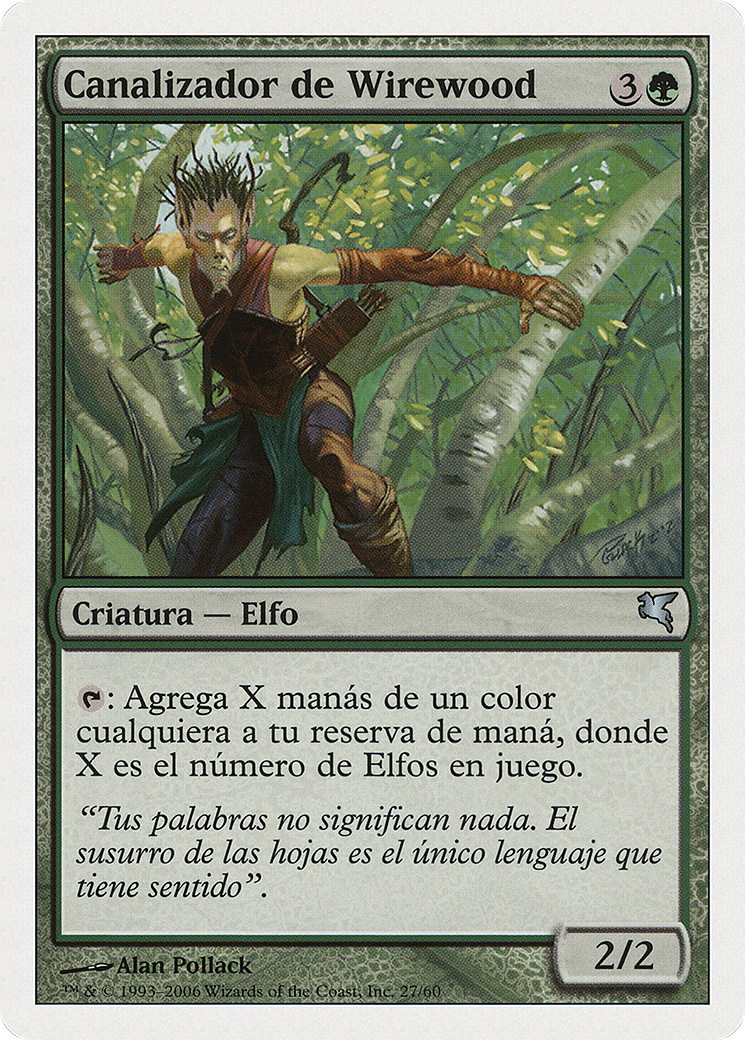 Wirewood Channeler (PSAL-B27) - Salvat 2005 - Premium MTG Single from Wizards of the Coast - Just $0! Shop now at Game Crave Tournament Store