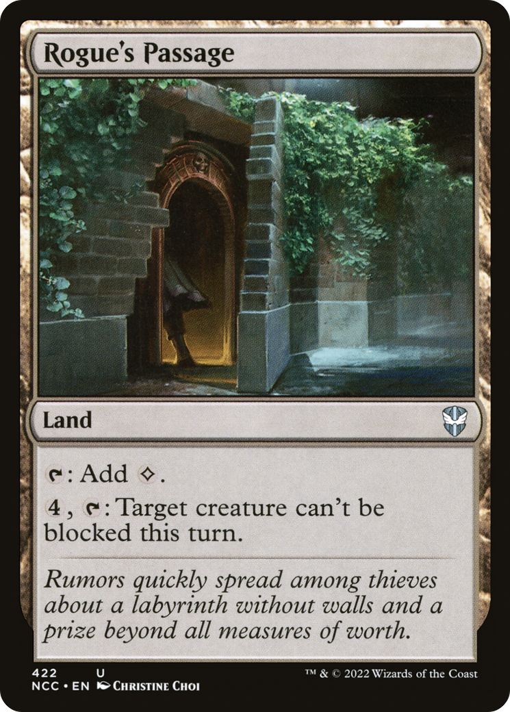 Rogue's Passage (NCC-422) - New Capenna Commander - Premium MTG Single from Wizards of the Coast - Just $0.10! Shop now at Game Crave Tournament Store