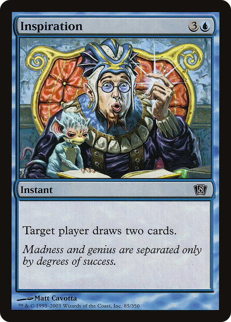 Inspiration (8ED-85★) - Eighth Edition Foil - Premium MTG Single from Wizards of the Coast - Just $0.14! Shop now at Game Crave Tournament Store