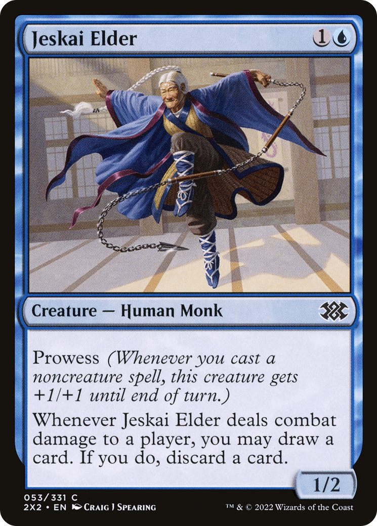 Jeskai Elder (2X2-053) - Double Masters 2022 - Premium MTG Single from Wizards of the Coast - Just $0.25! Shop now at Game Crave Tournament Store