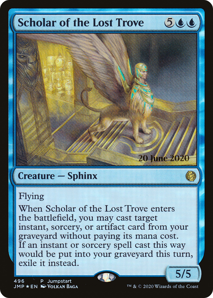 Scholar of the Lost Trove (JMP-496) - Jumpstart Foil - Premium MTG Single from Wizards of the Coast - Just $0.08! Shop now at Game Crave Tournament Store