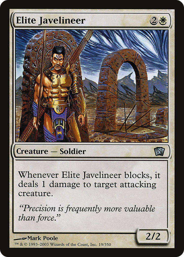 Elite Javelineer (8ED-19★) - Eighth Edition Foil - Premium MTG Single from Wizards of the Coast - Just $0.08! Shop now at Game Crave Tournament Store