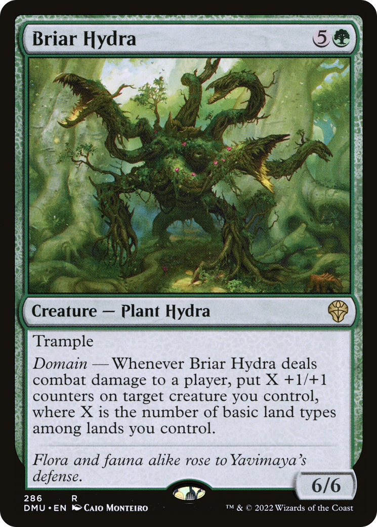 Briar Hydra (DMU-286) - Dominaria United - Premium MTG Single from Wizards of the Coast - Just $0.08! Shop now at Game Crave Tournament Store