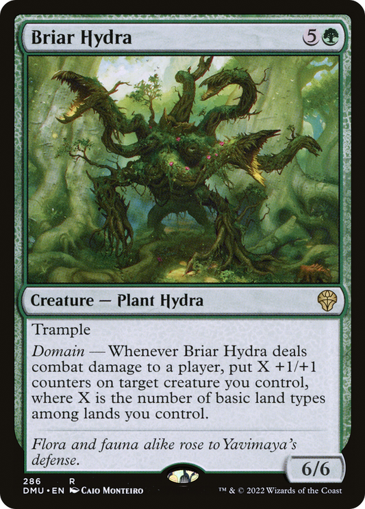 Briar Hydra (DMU-286) - Dominaria United - Premium MTG Single from Wizards of the Coast - Just $0.08! Shop now at Game Crave Tournament Store