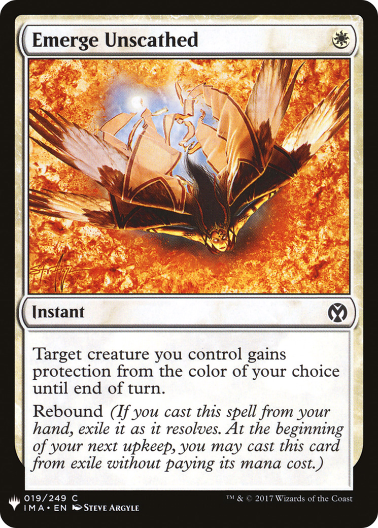 Emerge Unscathed (MB1-089) - Mystery Booster - Premium MTG Single from Wizards of the Coast - Just $0.08! Shop now at Game Crave Tournament Store