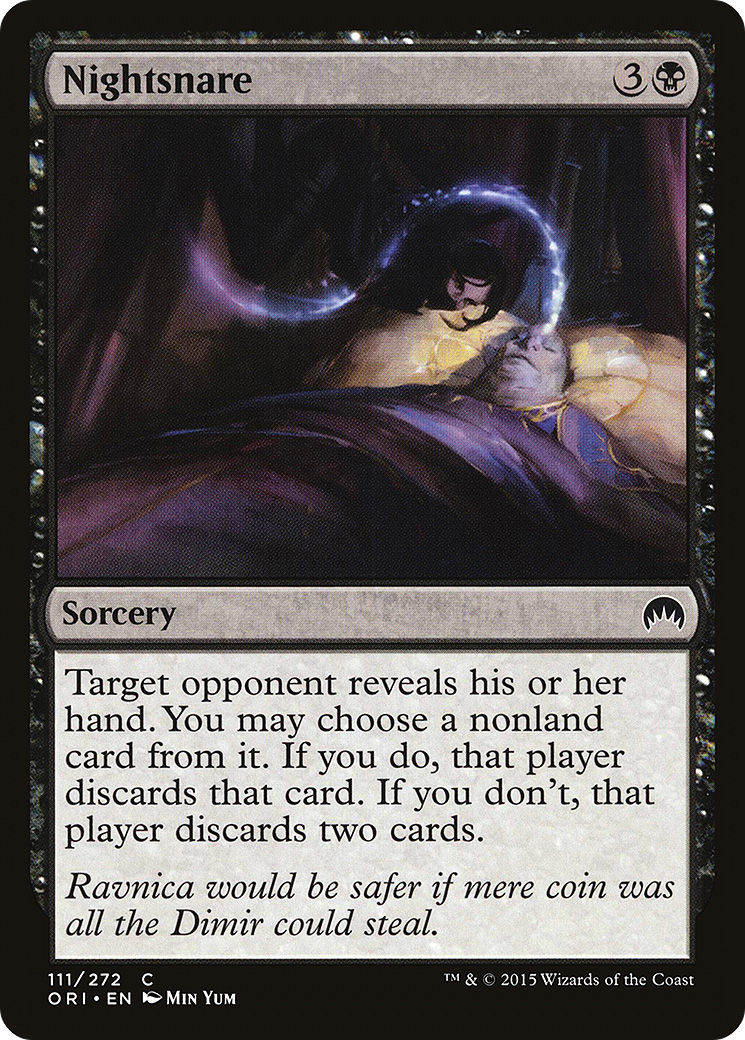 Nightsnare (ORI-111) - Magic Origins - Premium MTG Single from Wizards of the Coast - Just $0.08! Shop now at Game Crave Tournament Store