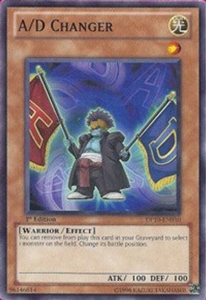 A/D Changer (DP10-EN010) - Duelist Pack 10: Yusei 3 Unlimited - Premium Yugioh Single from Konami - Just $0.25! Shop now at Game Crave Tournament Store