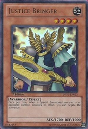 Justice Bringer (DP10-EN013) - Duelist Pack 10: Yusei 3 Unlimited - Premium Yugioh Single from Konami - Just $0.51! Shop now at Game Crave Tournament Store
