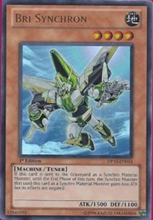 Bri Synchron (DP10-EN014) - Duelist Pack 10: Yusei 3 1st Edition - Premium Yugioh Single from Konami - Just $0.13! Shop now at Game Crave Tournament Store