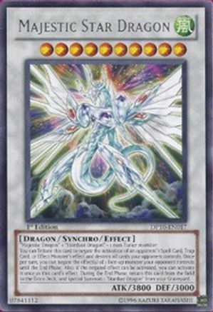 Majestic Star Dragon (DP10-EN017) - Duelist Pack 10: Yusei 3 Unlimited - Premium Yugioh Single from Konami - Just $0.38! Shop now at Game Crave Tournament Store