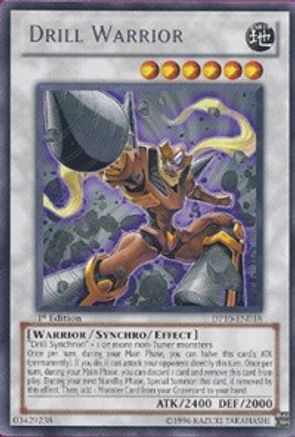 Drill Warrior (DP10-EN018) - Duelist Pack 10: Yusei 3 1st Edition - Premium Yugioh Single from Konami - Just $0.65! Shop now at Game Crave Tournament Store