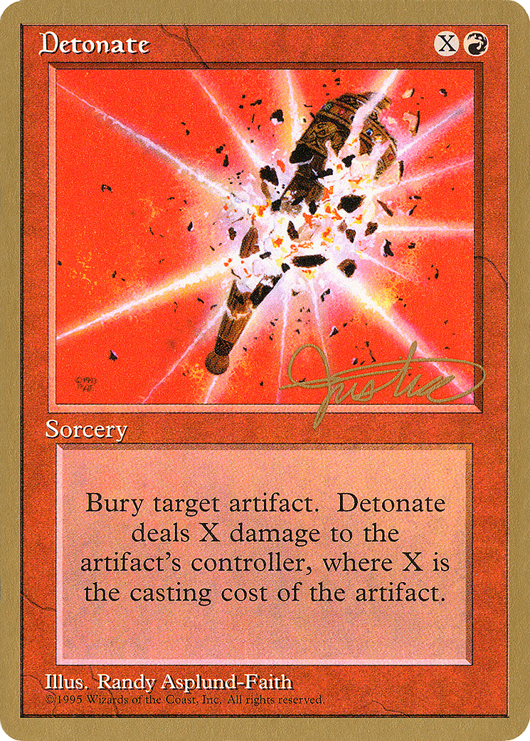 Detonate (PTC-MJ184) - Pro Tour Collector Set - Premium MTG Single from Wizards of the Coast - Just $0.09! Shop now at Game Crave Tournament Store