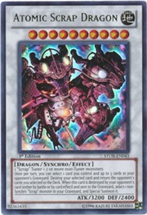 Atomic Scrap Dragon (STOR-EN043) - Storm of Ragnarok 1st Edition - Premium Yugioh Single from Konami - Just $0.61! Shop now at Game Crave Tournament Store