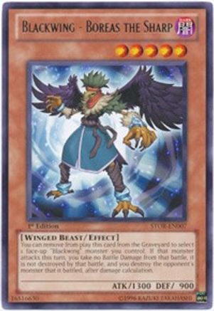Blackwing - Boreas the Sharp (STOR-EN007) - Storm of Ragnarok 1st Edition - Premium Yugioh Single from Konami - Just $0.26! Shop now at Game Crave Tournament Store