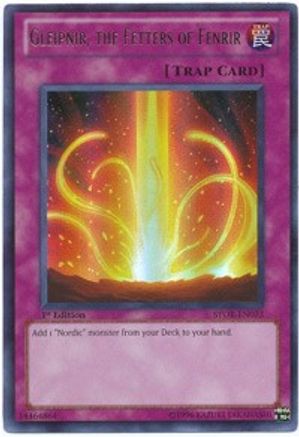 Gleipnir, the Fetters of Fenrir (STOR-EN073) - Storm of Ragnarok 1st Edition - Premium Yugioh Single from Konami - Just $0.44! Shop now at Game Crave Tournament Store