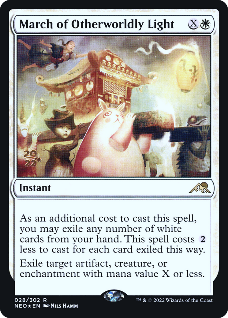 March of Otherworldly Light (PNEO-28S) - Kamigawa: Neon Dynasty Promos Foil - Premium MTG Single from Wizards of the Coast - Just $0.52! Shop now at Game Crave Tournament Store