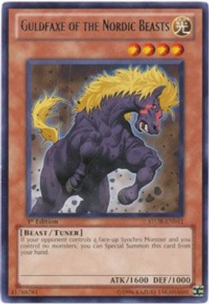 Guldfaxe of the Nordic Beasts (STOR-EN011) - Storm of Ragnarok 1st Edition - Premium Yugioh Single from Konami - Just $0.25! Shop now at Game Crave Tournament Store