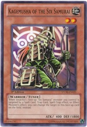 Kagemusha of the Six Samurai (STOR-EN025) - Storm of Ragnarok 1st Edition - Premium Yugioh Single from Konami - Just $0.36! Shop now at Game Crave Tournament Store
