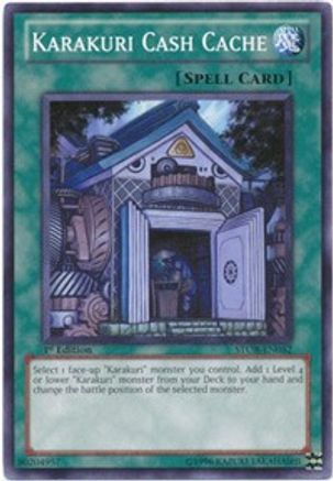 Karakuri Cash Cache (STOR-EN052) - Storm of Ragnarok 1st Edition - Premium Yugioh Single from Konami - Just $0.25! Shop now at Game Crave Tournament Store