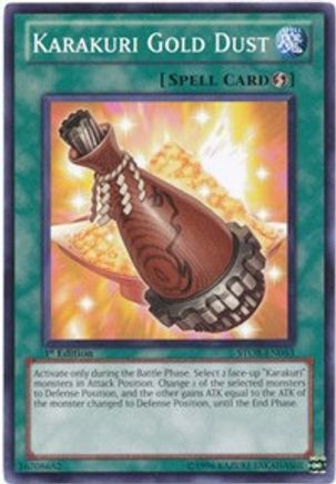 Karakuri Gold Dust (STOR-EN053) - Storm of Ragnarok 1st Edition - Premium Yugioh Single from Konami - Just $0.25! Shop now at Game Crave Tournament Store