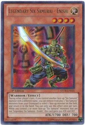 Legendary Six Samurai - Enishi (STOR-EN021) - Storm of Ragnarok 1st Edition - Premium Yugioh Single from Konami - Just $1.17! Shop now at Game Crave Tournament Store