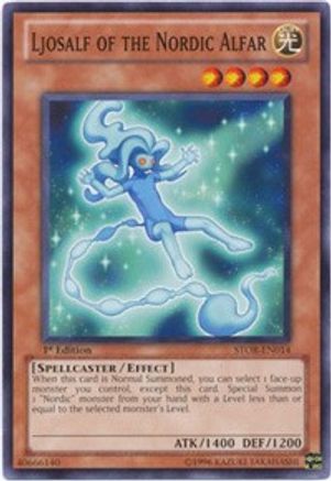 Ljosalf of the Nordic Alfar (STOR-EN014) - Storm of Ragnarok Unlimited - Premium Yugioh Single from Konami - Just $0.25! Shop now at Game Crave Tournament Store