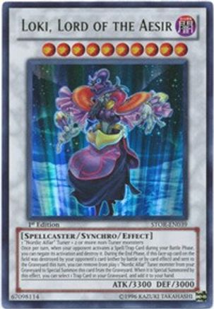 Loki, Lord of the Aesir (STOR-EN039) - Storm of Ragnarok 1st Edition - Premium Yugioh Single from Konami - Just $1.37! Shop now at Game Crave Tournament Store