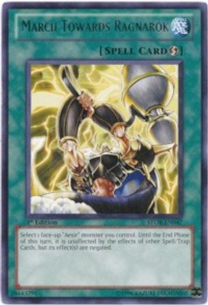 March Towards Ragnarok (STOR-EN047) - Storm of Ragnarok 1st Edition - Premium Yugioh Single from Konami - Just $0.25! Shop now at Game Crave Tournament Store
