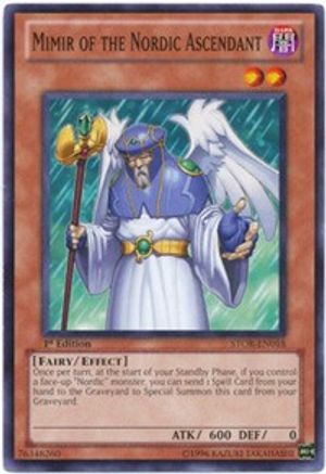 Mimir of the Nordic Ascendant (STOR-EN018) - Storm of Ragnarok 1st Edition - Premium Yugioh Single from Konami - Just $0.25! Shop now at Game Crave Tournament Store