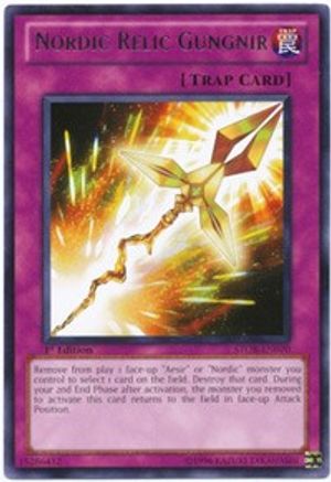 Nordic Relic Gungnir (STOR-EN070) - Storm of Ragnarok Unlimited - Premium Yugioh Single from Konami - Just $0.25! Shop now at Game Crave Tournament Store