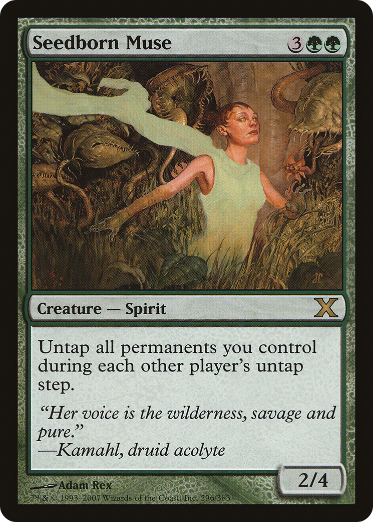 Seedborn Muse (10E-296) - Tenth Edition Foil - Premium MTG Single from Wizards of the Coast - Just $14.40! Shop now at Game Crave Tournament Store