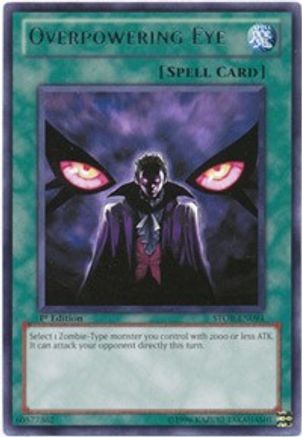 Overpowering Eye (STOR-EN094) - Storm of Ragnarok Unlimited - Premium Yugioh Single from Konami - Just $0.25! Shop now at Game Crave Tournament Store