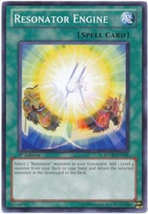 Resonator Engine (STOR-EN056) - Storm of Ragnarok Unlimited - Premium Yugioh Single from Konami - Just $0.25! Shop now at Game Crave Tournament Store