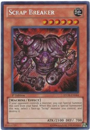 Scrap Breaker (STOR-EN084) - Storm of Ragnarok 1st Edition - Premium Yugioh Single from Konami - Just $0.86! Shop now at Game Crave Tournament Store