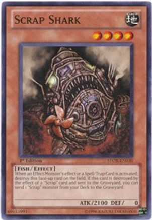 Scrap Shark (STOR-EN030) - Storm of Ragnarok Unlimited - Premium Yugioh Single from Konami - Just $0.25! Shop now at Game Crave Tournament Store