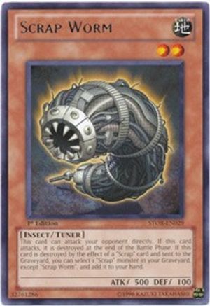Scrap Worm (STOR-EN029) - Storm of Ragnarok 1st Edition - Premium Yugioh Single from Konami - Just $0.26! Shop now at Game Crave Tournament Store