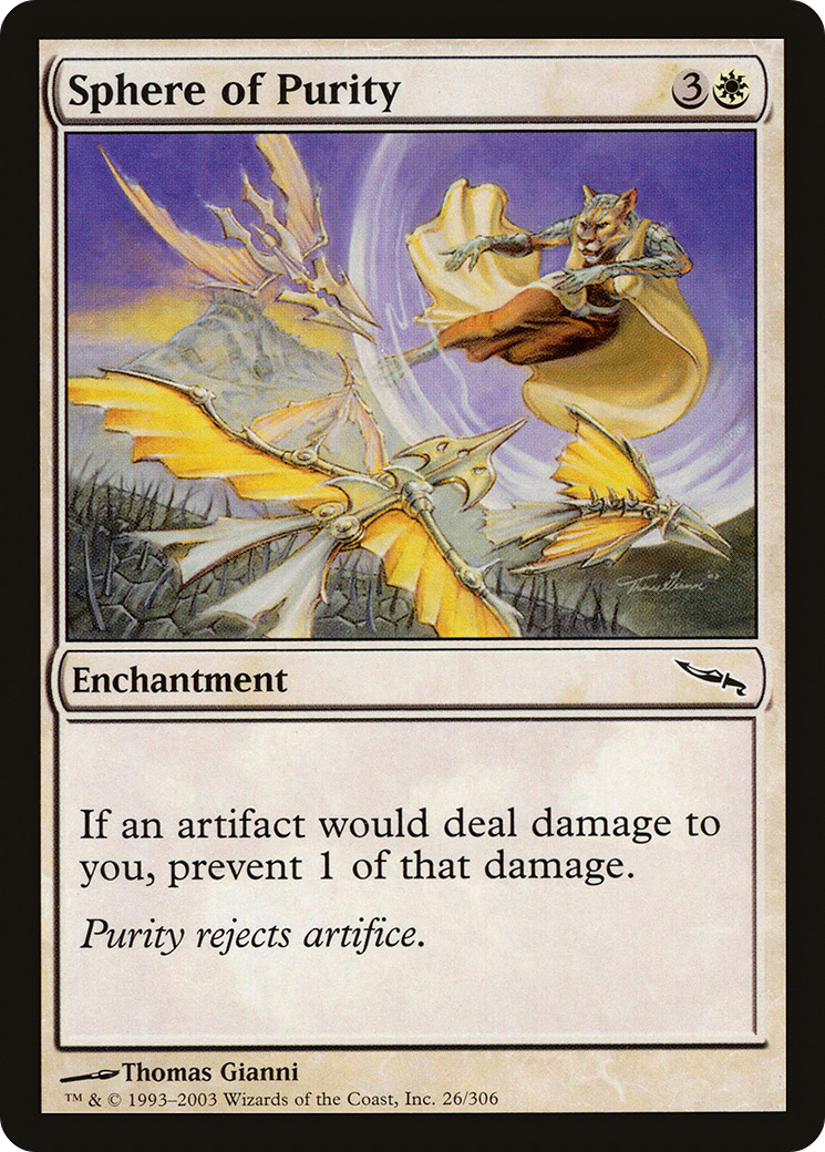 Sphere of Purity (MRD-026) - Mirrodin Foil - Premium MTG Single from Wizards of the Coast - Just $0.08! Shop now at Game Crave Tournament Store