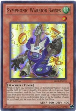 Symphonic Warrior Basses (STOR-EN033) - Storm of Ragnarok 1st Edition - Premium Yugioh Single from Konami - Just $0.42! Shop now at Game Crave Tournament Store