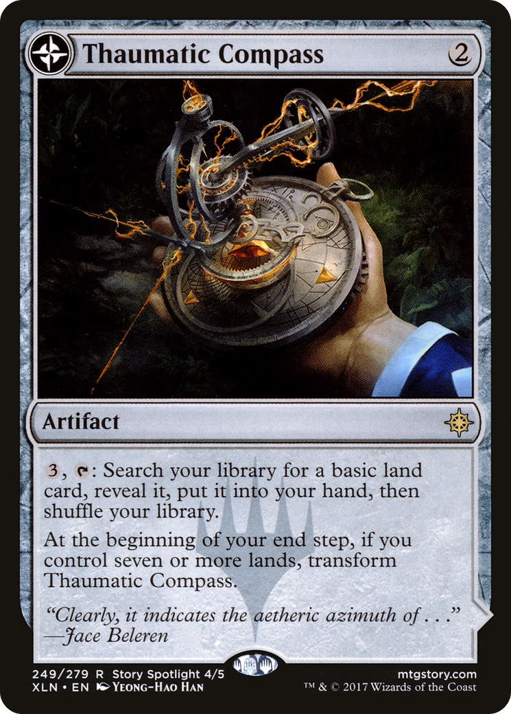 Thaumatic Compass // Spires of Orazca (XLN-249) - Ixalan: (compasslanddfc) - Premium MTG Single from Wizards of the Coast - Just $0.51! Shop now at Game Crave Tournament Store
